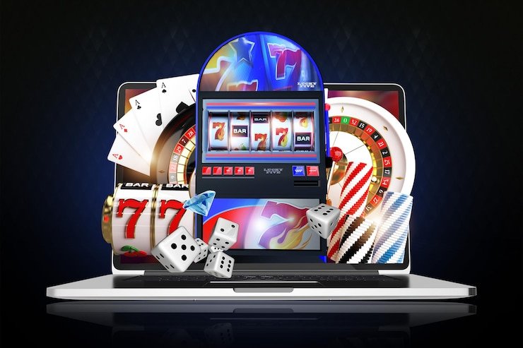 live three card poker table with dealer and cards displayed